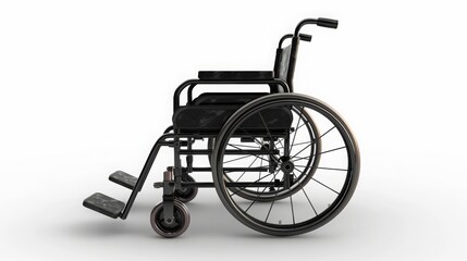 wheelchair isolated on white background