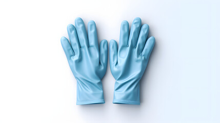 Obraz premium Cleaning gloves icon cleaning service 3d