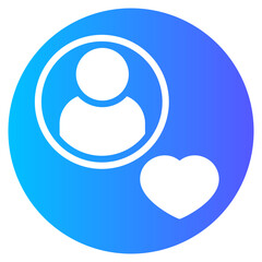 heart gradient icon