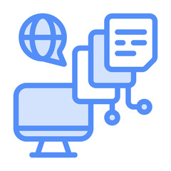 File Icon With Linear Color Style