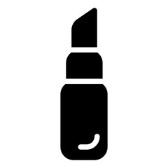 Lipstick Icon in Solid Style