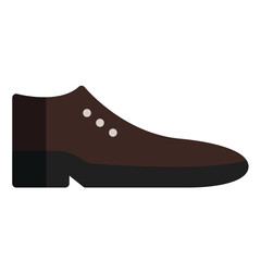Shoe Icon in Flat Style