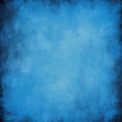 Obraz premium A blue background with a very rough texture. Light blue background texture, for posters, banners, and digital backgrounds. Dark blue border, old grunge texture, abstract light blue paper, old painted