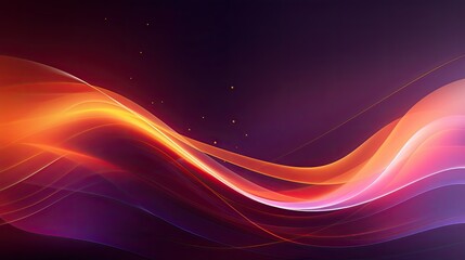 Abstract wavy background with dynamic energy lines and waveforms