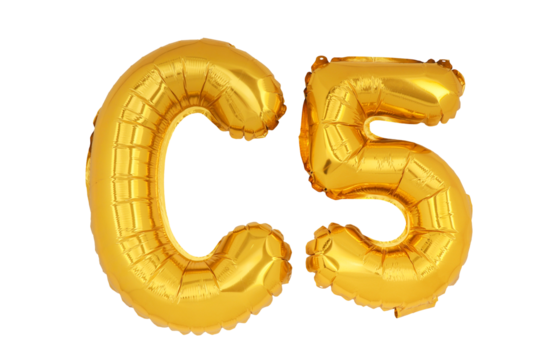 Golden word & number C5 isolate no white background.png