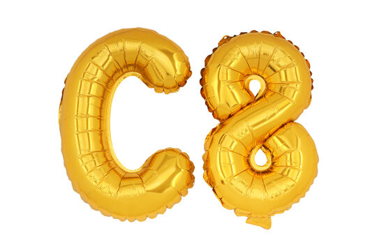 Golden word & number C8 isolate no white background.png
