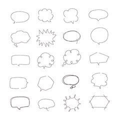 手書き吹き出しセット