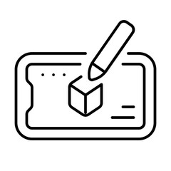 Obraz premium Detail Product Icon With Thin Line Style 