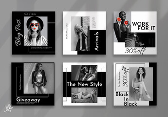 Fashion Social Media Post Layout