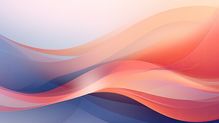 Abstract wavy background with overlapping layers of translucent waves