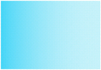 ドットハーフトーンの背景素材1水色