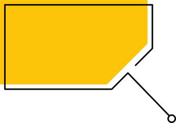 Callout Box Shape Design Element Vector