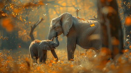 Elephants are one of the most amazing animals on Earth. They are incredibly strong, intelligent, and social. This photo captures the beauty and majesty of these amazing creatures.