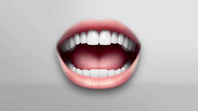 clean white teeth It shows very good dental health care.