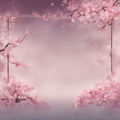 Sakura Dreamscape: Enchanting Banner with Text Space (Keywords: sakura, banner, text space)