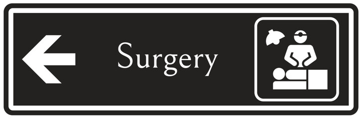 Surgery sign