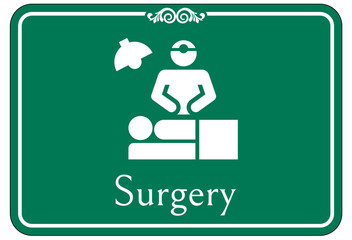 Surgery sign