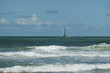 Le phare des barges, La Chaume, Les Sables d'Olonne, Vendée, 85, France