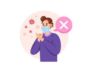 disease x. a man is wearing a mask to protect himself from viruses and bacteria. reject the pandemic. protect yourself from infection or virus attack. maintain health. illustration concept design