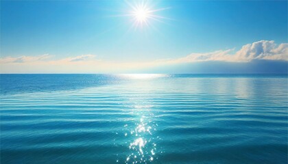 Obraz premium 海面 光 キラキラ 背景 壁紙 フレーム コピースペース