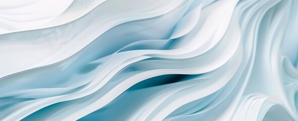 Ethereal White and Blue Wavy Texture
