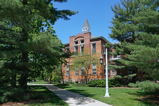Michigan State University has a campus of 5,300 acres, with its academic buildings in a park-like setting..