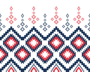 abstract Traditional geometric ethnic fabric pattern ornate elements with ethnic patterns design for textiles, rugs, clothing, sarong, scarf, batik, wrap, embroidery, print, curtain, carpet, wallpaper