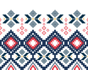 abstract Traditional geometric ethnic fabric pattern ornate elements with ethnic patterns design for textiles, rugs, clothing, sarong, scarf, batik, wrap, embroidery, print, curtain, carpet, wallpaper