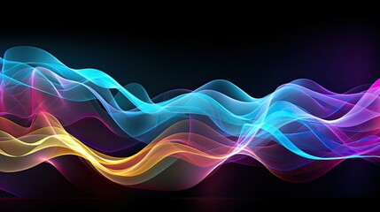 Naklejka premium Abstract wavy background resembling sound waves or frequency patterns