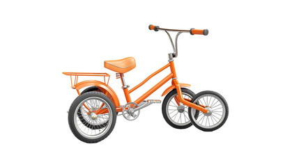 Obraz premium tricycle kids bike isolated on transparent background