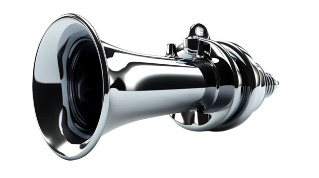 vehicle horn isolated on transparent background