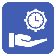 Time Management icon vector image. Can be used for Gig Economy.