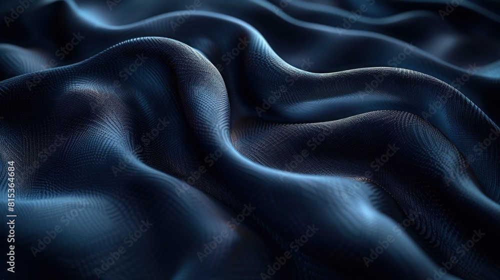 Poster realistic and detailed minimalistic textile pattern