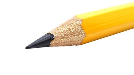 Fototapeta premium Yellow Pencil isolated on transparent background