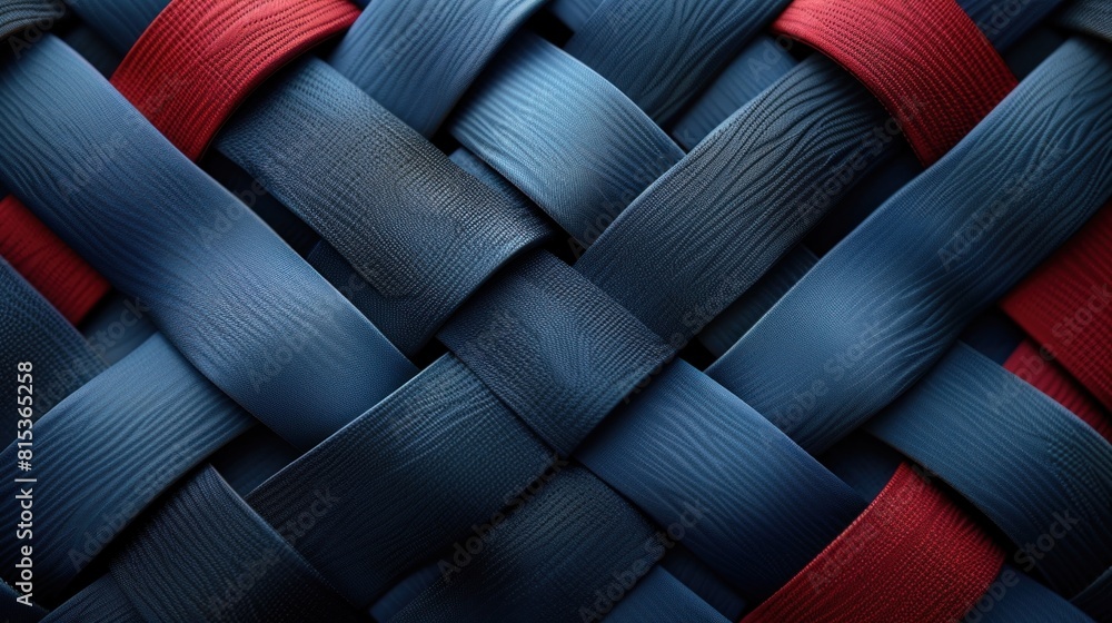 Poster minimal textile pattern with realistic details