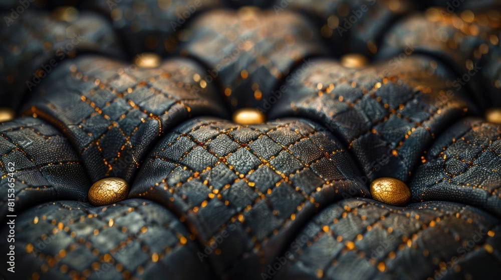 Poster realistic and detailed minimal pattern on fabric