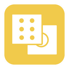 Dice Roll icon vector image. Can be used for Game Design.