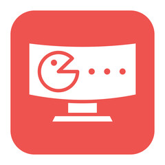 Game icon vector image. Can be used for Game Design.