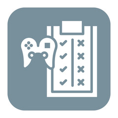 Game Rules icon vector image. Can be used for Game Design.