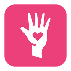 Make a Pledge icon vector image. Can be used for Crowdfunding.