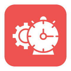 Time Management icon vector image. Can be used for Crowdfunding.