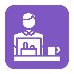 Game Tester Male icon vector image. Can be used for Game Development.