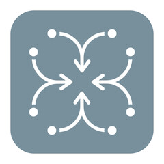 Convergence icon vector image. Can be used for New Media.