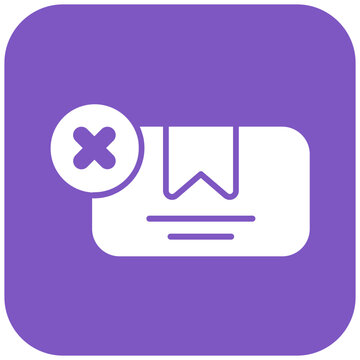 Cancellation icon vector image. Can be used for Web Store.