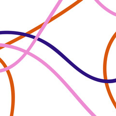 Orange blue pink graphic lines backdrop