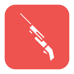 Designated Marksman Rifle icon vector image. Can be used for Battle Royale.