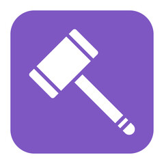 Hammer icon vector image. Can be used for Battle Royale.