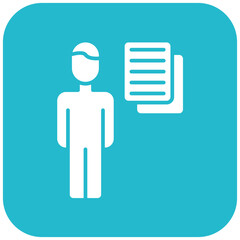 Body Copy icon vector image. Can be used for Copywriting.