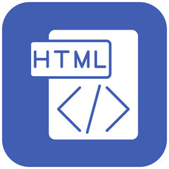 Html icon vector image. Can be used for Copywriting.