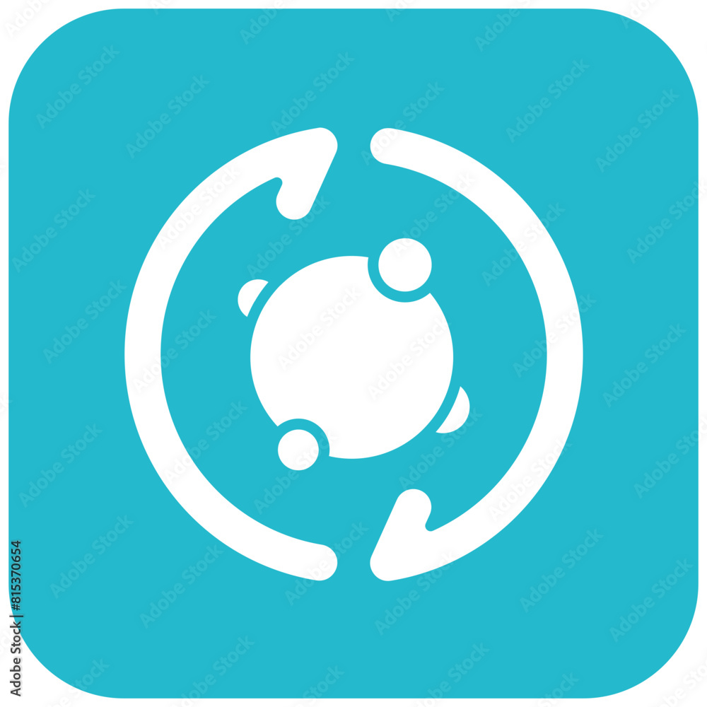 Poster metabolism icon vector image. can be used for bioengineering.
